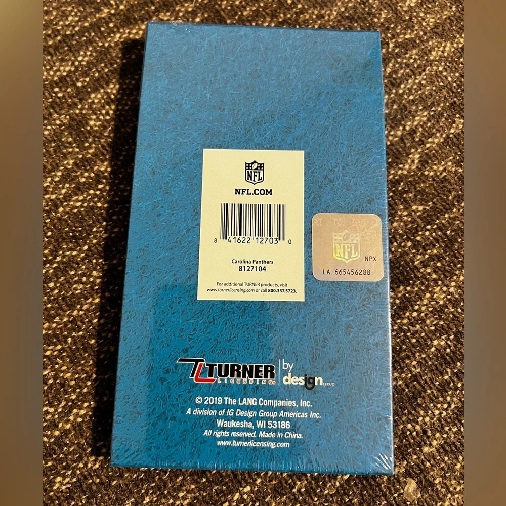 NWT Carolina Panthers Desktop Note Pad